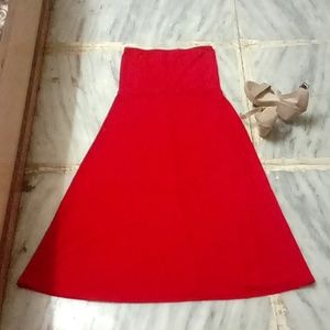 Red Full Dress (Tube)
